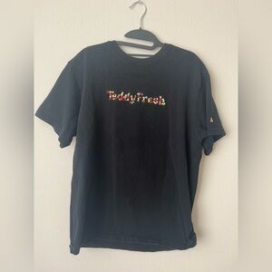 Floral Embroidered Teddy Fresh Tee